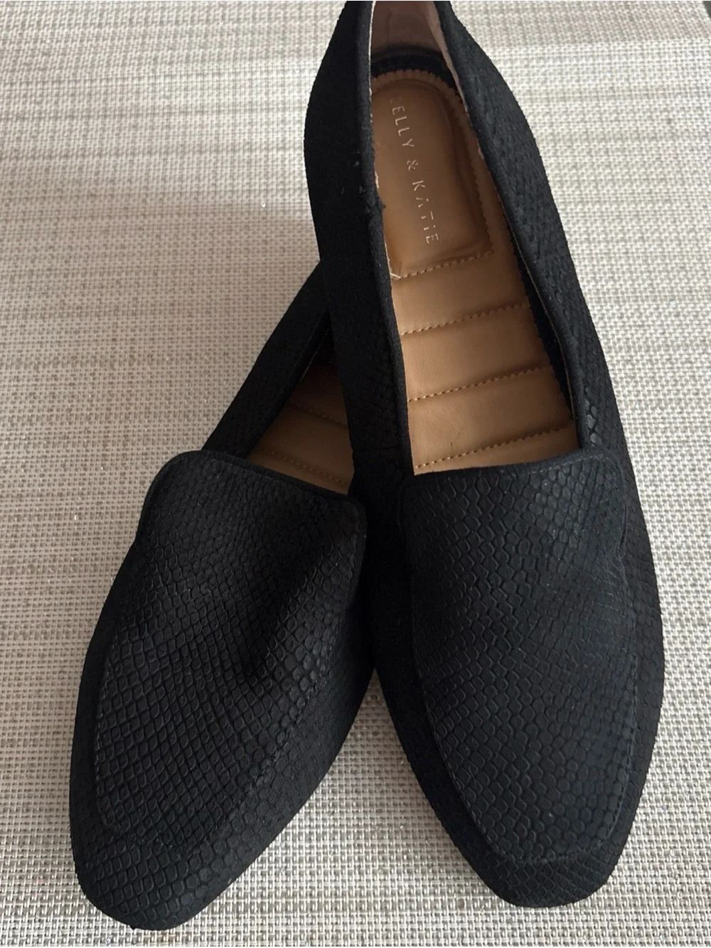 Kelly & Katie Black Men's Slip-On Loafers